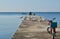 Fishermen on jetty