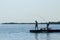 Fishermen on pier