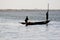 Fishermen in a pirogue in the river Niger (10).