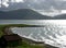 Fishermen\'s cabin on fjord in Norway