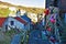 Fishermen`s Cottages, in the village of Staithes 2, near Scarborough, in North Yorkshire.