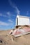 Fishermen`s Memorial, shores of Sea of Cortez, El Golfo de Santa Clara, Mexico