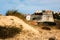 Fishermen`s route in the Alentejo, promenade with cliffs in Portugal