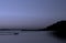 Fishermen Silhouette in Blue Twilight