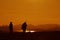 Fishermen silhouttes