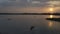 Fishermen at sunset, Conakry, Guinea