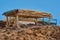 Fishermen work tables in wood on Fuerteventura, Spain