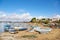 Fishermens boats in Alvor city