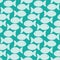 Fishes cluster seamless background