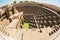 Fisheye image of Giant stepwell inrajasthan, india