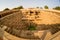 Fisheye shot of abhaneri stepwell in rajasthan