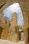 Fisheye shot of the Ottoman minaret in the Tower of David in Jerusalem