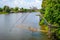 Fishig nets over Songkhla lake