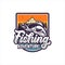 Fishing Adventure Vector Design Logo
