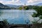 Fishing on the Bled lake