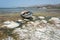 Fishing boat along the shore of Lake Bafa in Turkey