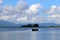 Fishing boat in the bay - Santubong Borneo Sarawak Malaysia Asia