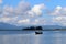 Fishing boat in the bay - Santubong Borneo Sarawak Malaysia Asia