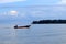 Fishing boat in the bay - Santubong Borneo Sarawak Malaysia Asia