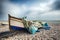 Fishing Boat on Beach at Budleigh Salterton