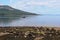 Fishing boat in Brodick Bay Isle of Arran Scotland