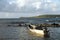 Fishing boat Caribbean Sea Corn Island Nicaragua