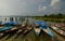 Fishing boat of Chilka lake ,orissa.