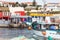 Fishing boat is entering the port of Sines, Portugal