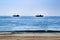 Fishing boat entering port in southern Spain