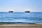 Fishing boat entering port in southern Spain