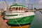 Fishing boat in the harbour at St Vaast, Normandy, France