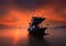 The fishing boat at Kon Ao Beach, Rayong, Thailand