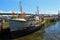 Fishing boat in Newlyn Harbour Cornwall, England