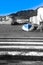 Fishing boat next to road in Cabo de Gata, Almeria