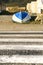 Fishing boat next to road in Cabo de Gata, Almeria