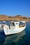 Fishing boat in Panormos harbour.