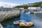 Fishing boat in Porthlevan historic port