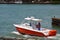 Fishing Boat Powered by Two Outboard Engines