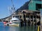 Fishing boat refueling in Alaska