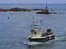 Fishing boat returning to the port of Barfleur