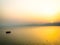 Fishing Boat on Sea of Galilee at Sunrise