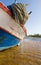 Fishing Boat in Shalow River