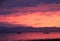 Fishing Boat Silhouettes in El Golfo de Santa Clara Sonora Sunset