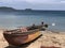 Fishing boat at trinco beach