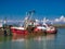 Fishing boat Zara Annabel BCK 126 moored at Maryport on the Solway Coast in Cumbria, UK.