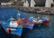 Fishing boats in the Atlantic Ocean at Santa Cruz on Madeira