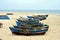 Fishing boats in Baia Farta. Angola.