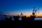 Fishing Boats at Baltic Sea Coast.