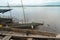Fishing boats on the banks of the Magdalena river. Colombia.