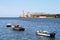 Fishing boats in the bay of Havana